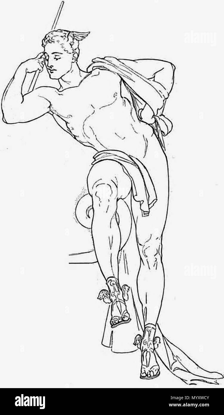 . Français: Otho Cushing (1871-1942), Mercure. . 1900. Otho Cushing 24 Cushing Mercure Stockfoto