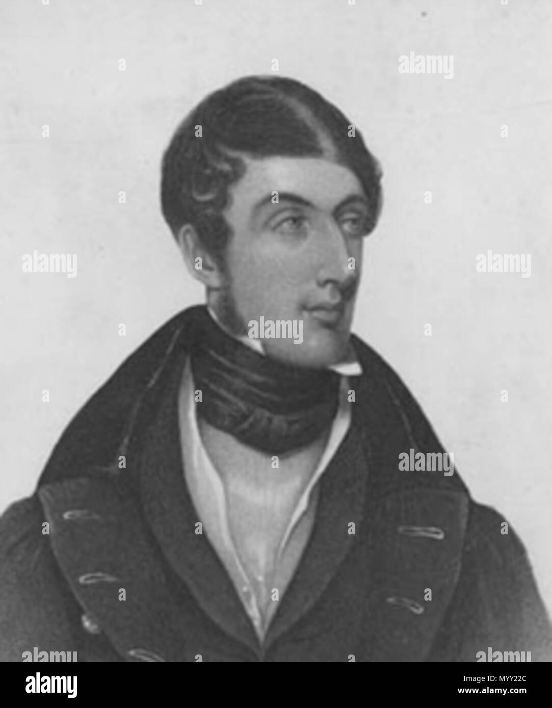 . Englisch: Charles Poulett Thomson, 1. Baron Sydenham, Generalgouverneur von British North America. Dieses Bild ist im Artikel w verwendet: Liste der Gouverneure von Kanada. Jedes Bild in der Liste hat zu einem 5:6 Verhältnis, um die Konsistenz zu erhalten, wenn Sie planen, dieses Bild in keiner Weise zu ersetzen, stellen Sie bitte sicher, dass Er entspricht der gemeinsamen Format formatiert. . 1842. Hoppner Meyer, Toronto Burton, New York 2 GG-Charles Poulett Thomson Stockfoto