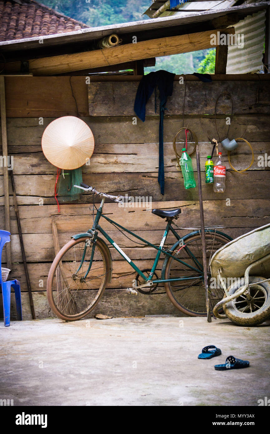 Ba sein Dorf, Bắc Kạn Provinz, North Vietnam Stockfoto