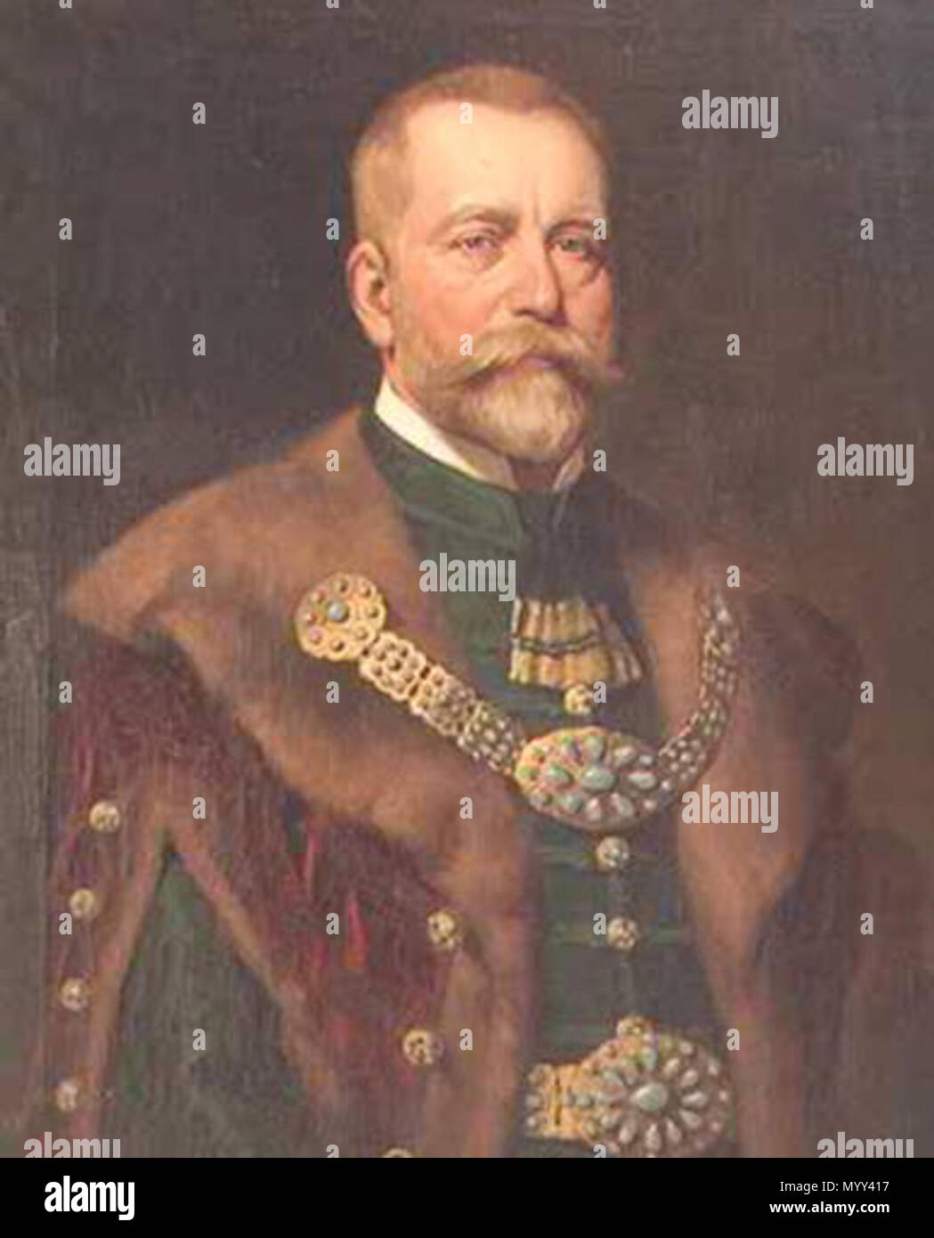 . Magyar: justh Gyula Magyar politikus, országgyűlési képviselő, ein Függetlenségi és Negyvennyolcas Párt elnöke. . Ca. 1890. Unbekannt 56 Justh Gyula-001 Stockfoto