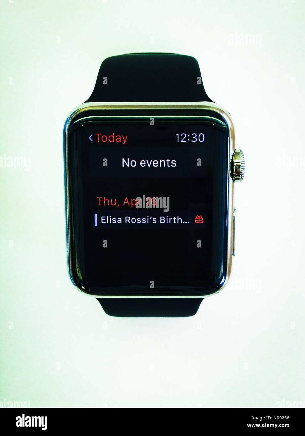Apple-Uhren sind jetzt im Verkauf im Apple Store. Stockfoto