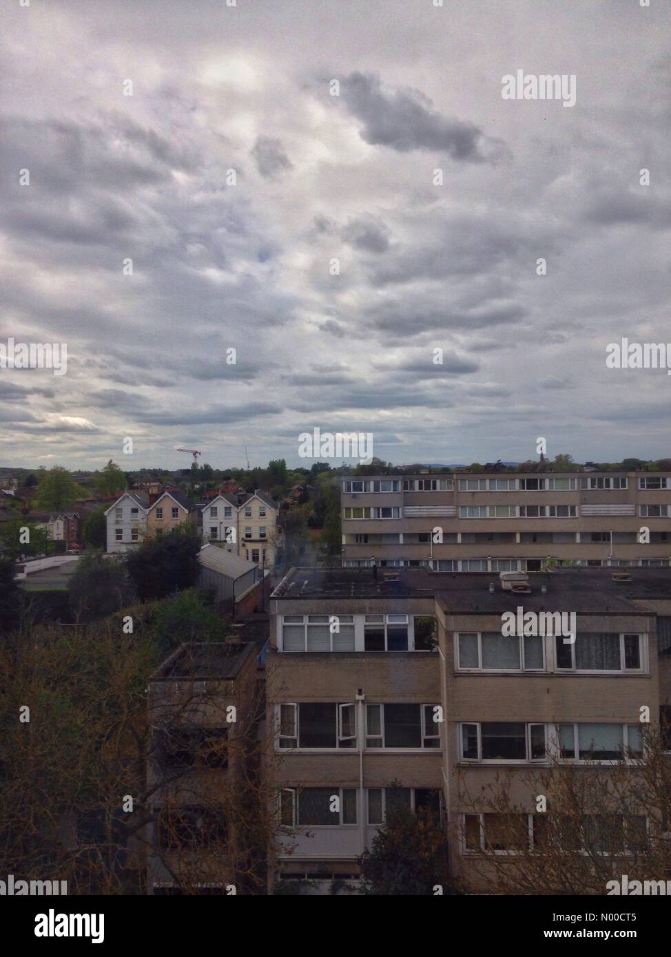 UK-Wetter: Grauer Himmel über Windsor.  Windsor, Berkshire, UK. Stockfoto