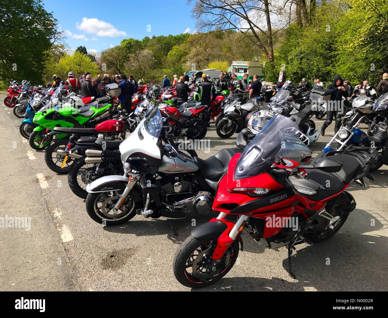 Motorradtreffen Stockfotos und -bilder Kaufen - Alamy
