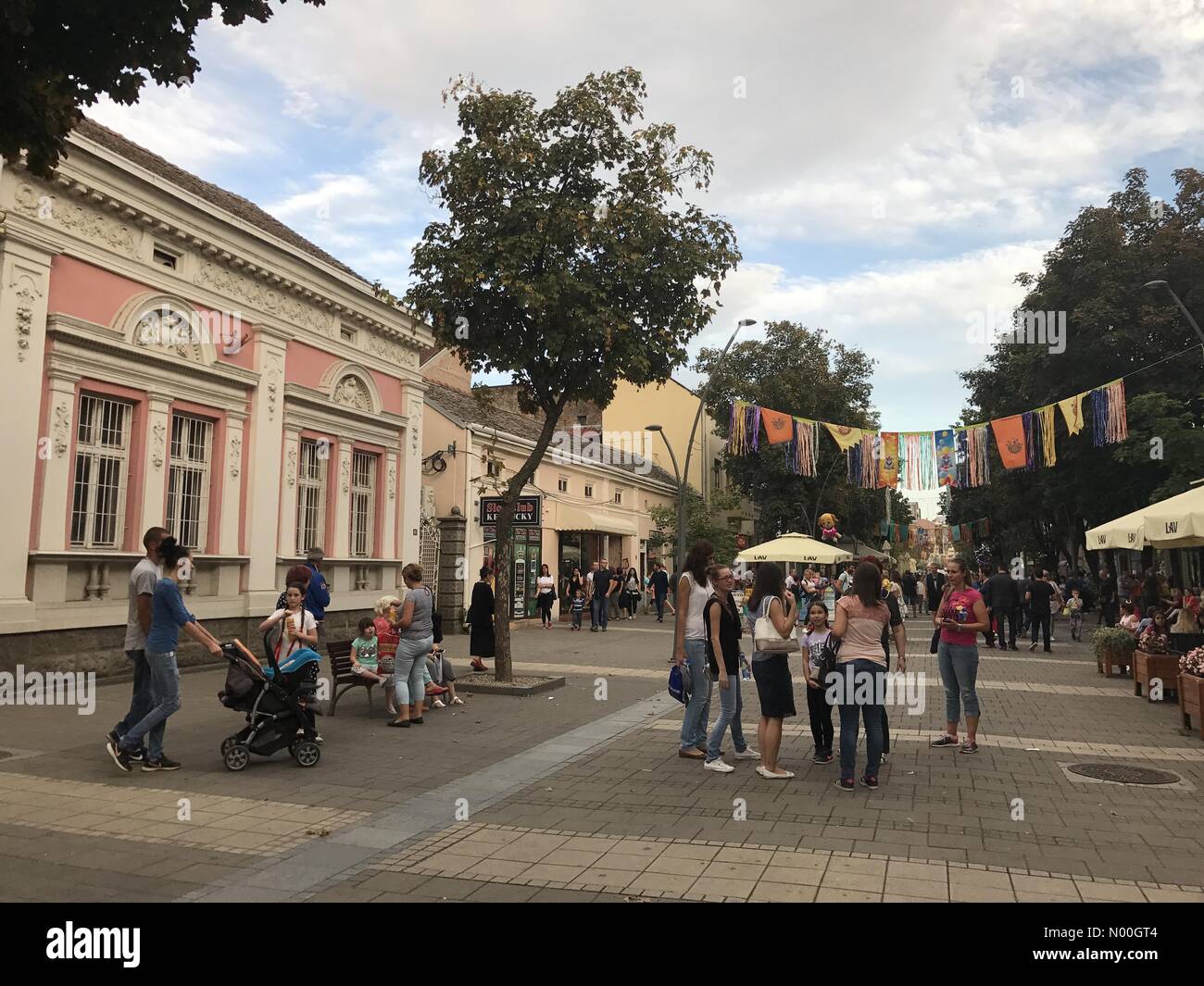 Gospodar Jevremova 4, Šabac, Serbien. 16 Sep, 2017. Civijada Karneval