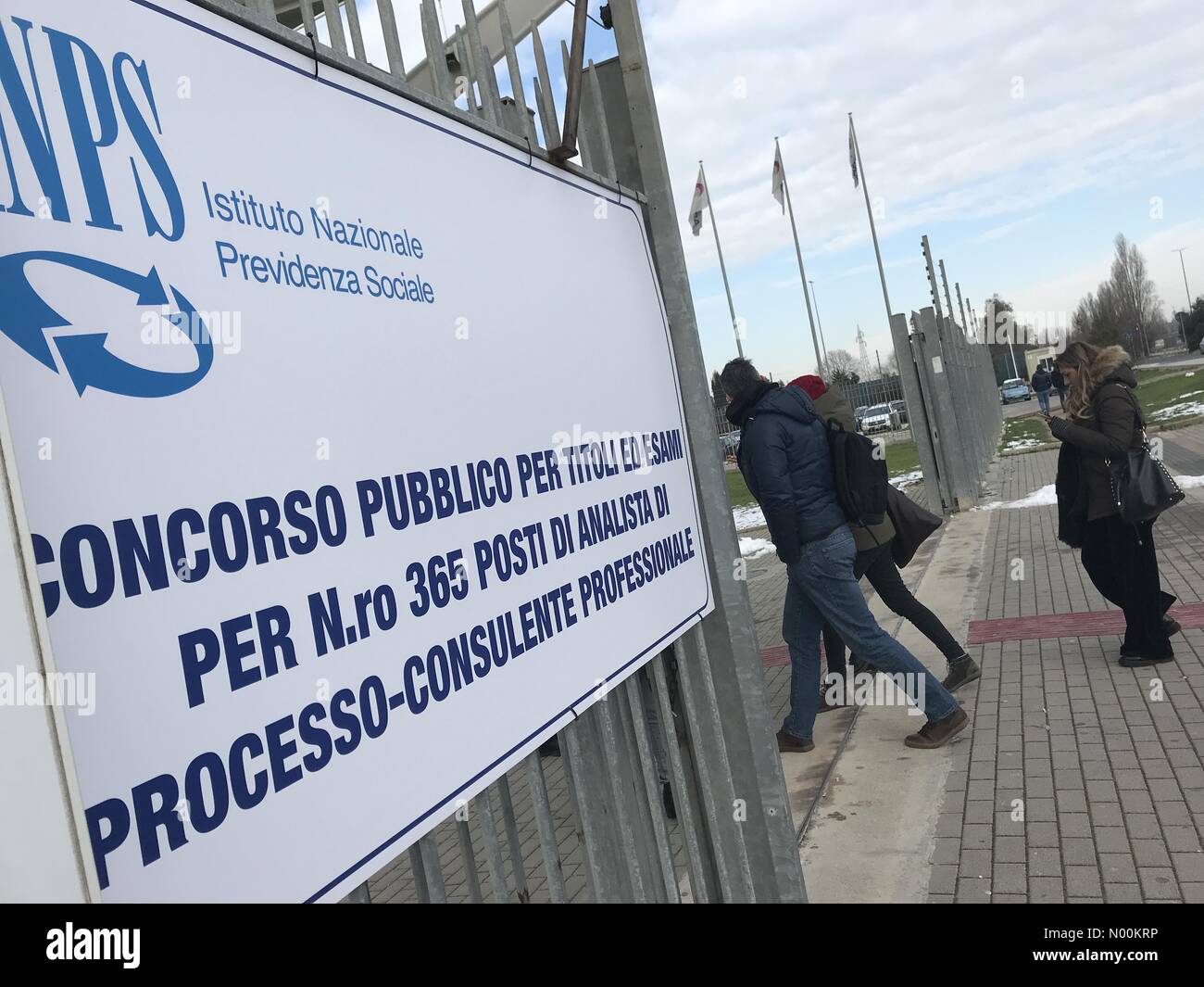 15, Roma RM, Italien. 28 Feb, 2018. INPS-Concorso Pubblico - 2018 Credit: Jo Blau/StockimoNews/Alamy leben Nachrichten Stockfoto