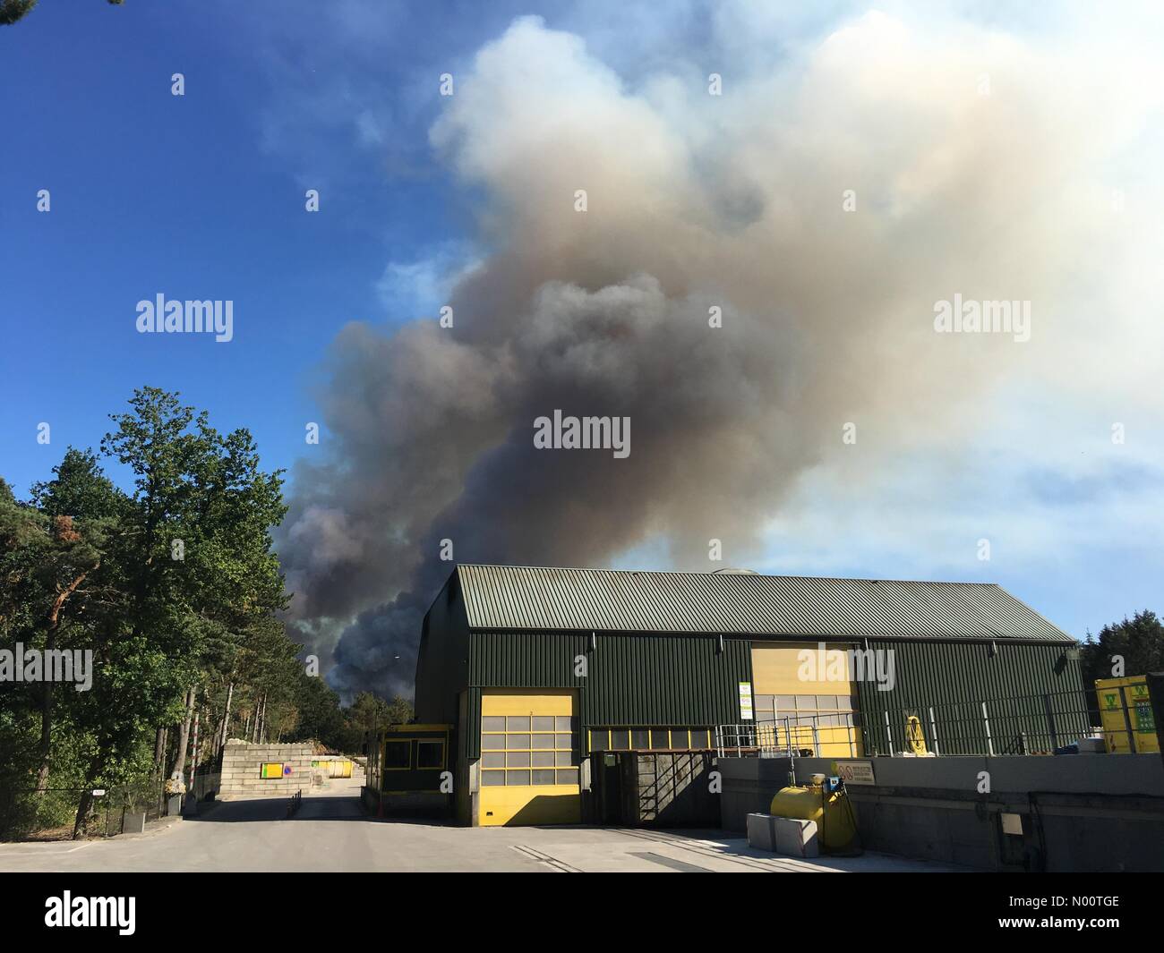 Bosbrand, schietterrein Legerplaats, 't Loo Oldenbroek. Wald, Feuer, Buschfeuer, Veluwe, Niederlande Quelle: Arend de Haas/StockimoNews/Alamy leben Nachrichten Stockfoto