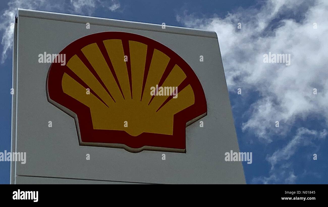 Shell Energy Giant kündigt Rekordgewinne an: amer ghazzal/StockimoNews/Alamy Live News Stockfoto