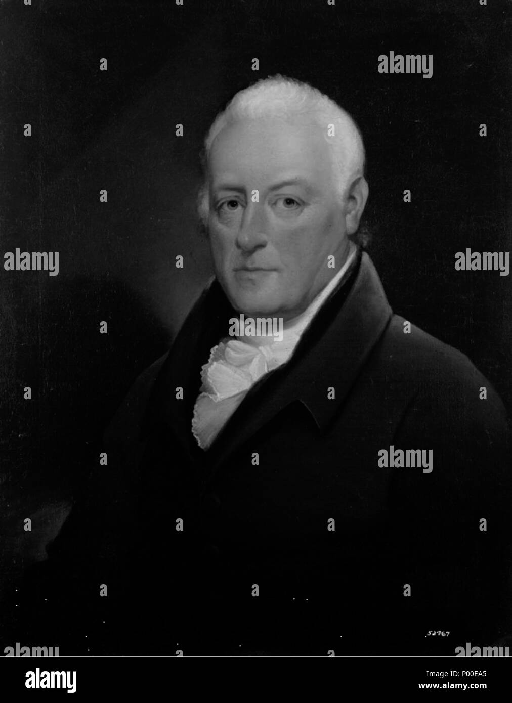 . Englisch: Autor / Künstler Ames, Esra, 1768-1836. Titel John Lansing, Jr. Verlag/Datum 1829. Beschreibung grafische Reproduktion (s) mit Dokumentation eines Gemäldes. Abmessungen/Medium 30 x 24 Öl auf Leinwand. 55 Johannes Lansing Jr. - Esra Ames Stockfoto