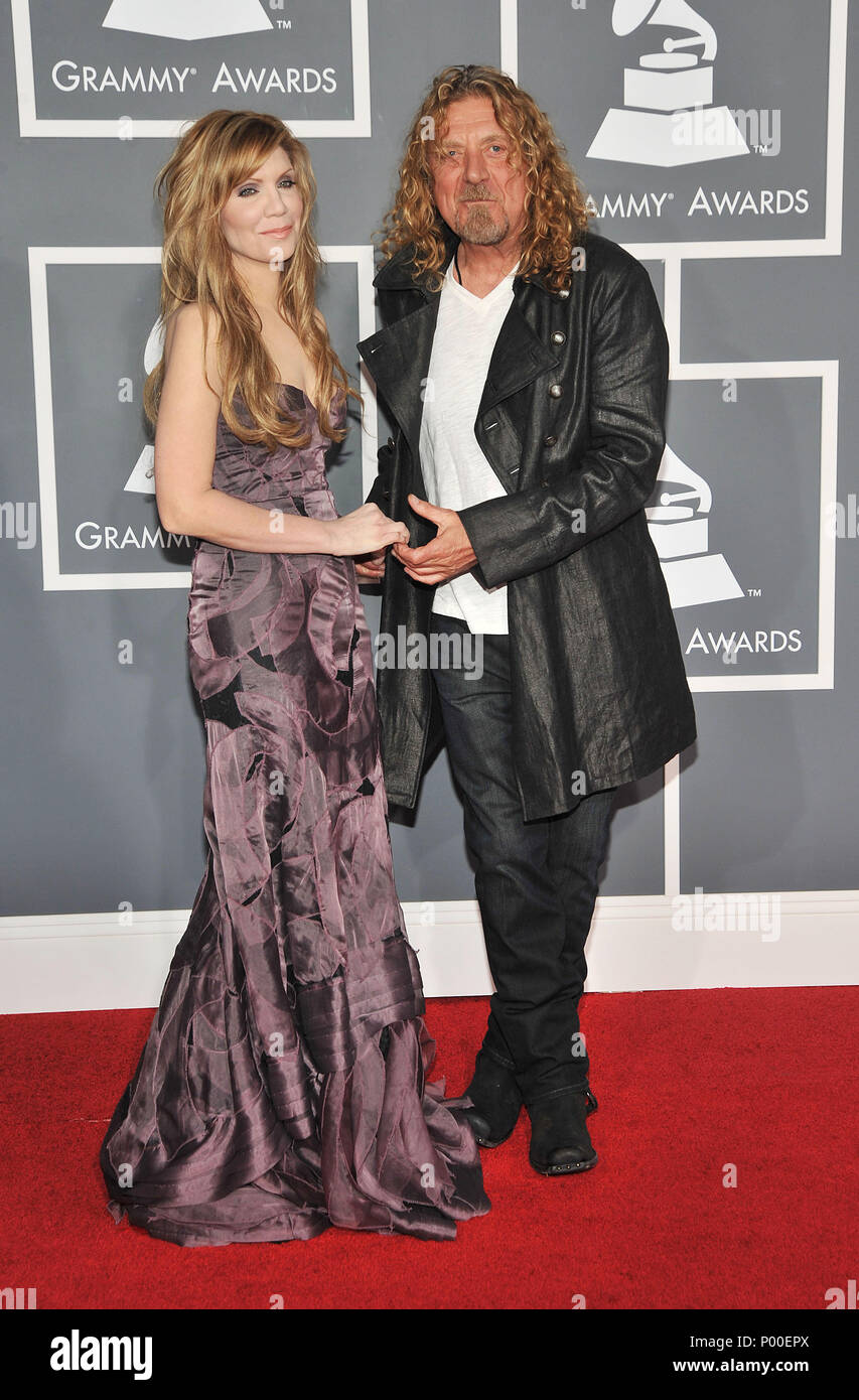 Alison Kraus & Robert Plant - 51th Grammy Awards 2009 im Staples Center in  Los Angeles. PlantRobert KrausAlison 2583 Veranstaltung in Hollywood Leben  - Kalifornien, Red Carpet Event, USA, Filmindustrie, Prominente, Fotografie,
