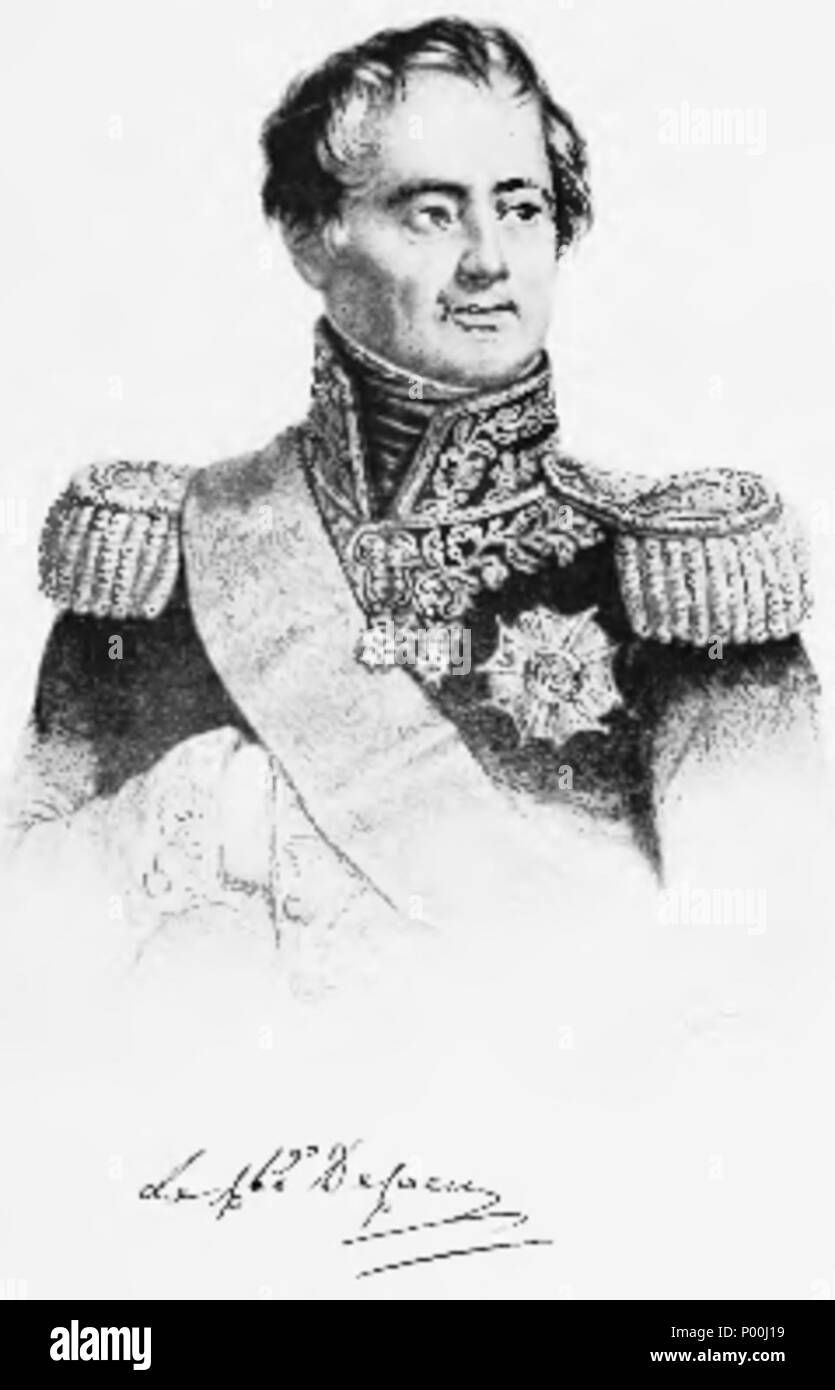 . Dies ist das Portrait von General Decaen angezeigt auf Seite 398 Im Leben von Matthew Flinders von Ernest Scott. . 15 Mai 2010, 15:57 (UTC). Gedruckt in Ausgabe 1914.. Das Leben von Matthew Flinders. djvu: Ernest Scott Artist: Unbekannt. Herausgeber: Angus & Robertson. Abgeleitete Arbeit: Angelprincess72 (Talk) Diese Datei wurde von einer anderen Datei extrahiert worden: Das Leben von Matthew Flinders. djvu 78 Seite 398 Porträt (das Leben von Matthew Flinders) Stockfoto