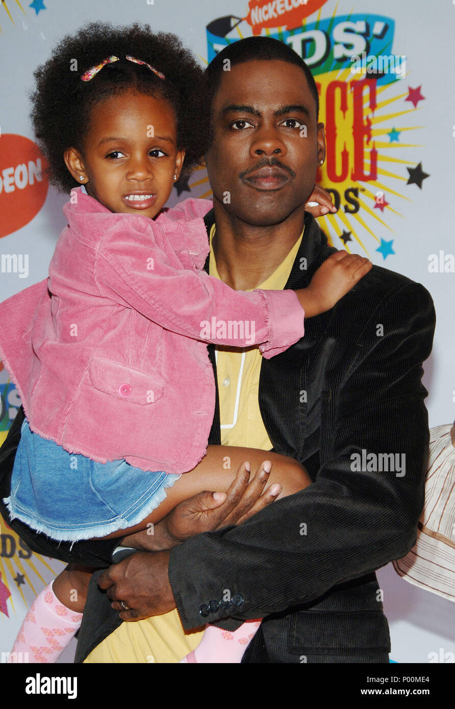 Chris Rock With Wife And Daughter Stockfotos Und Bilder Kaufen Alamy