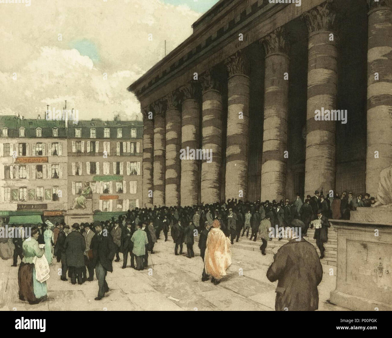 97 Tavik Frantisek Simon Pariser Börse Sterben Stockfoto