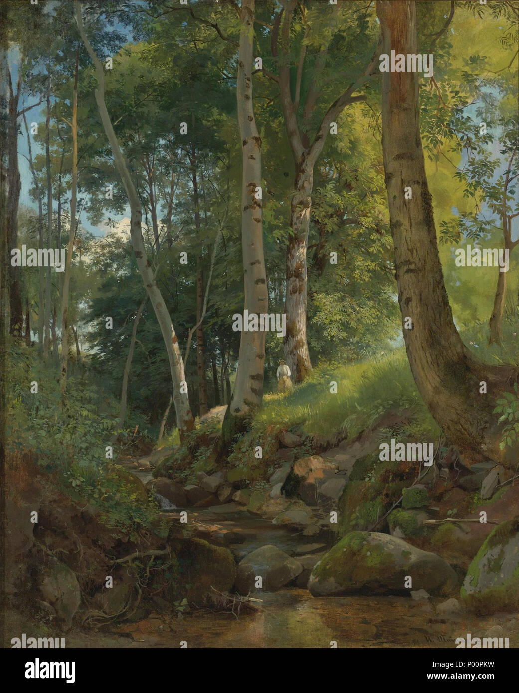 . Englisch: Der Bach. Der Bach. 19 98 Der Bach (shishkin) Stockfoto