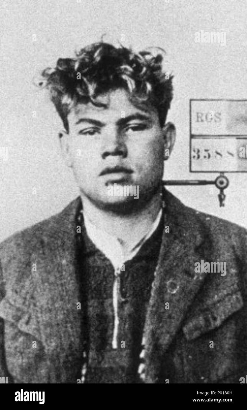 . Englisch: Marinus van der Lubbe (1909-1934). Foto von der deutschen Polizei kurz nach seiner Verhaftung, wahrscheinlich Febr. 1933. 28. Februar 1933. Unbekannter Fotograf 5 MarinusvanderLubbe 1. Stockfoto