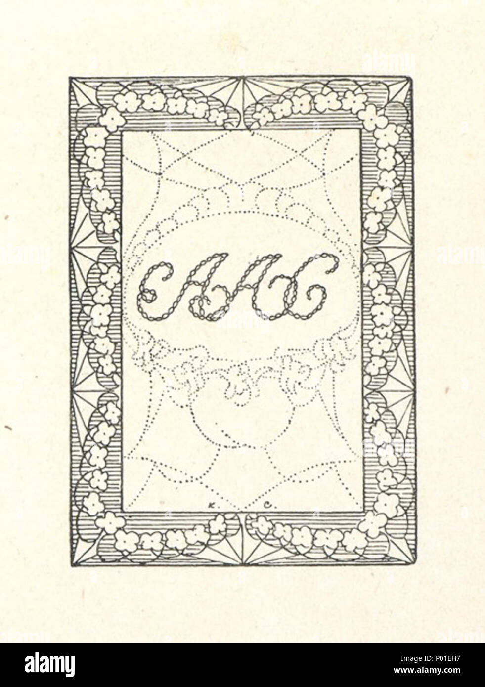 124 Сомов Экслибрис ААС Stockfoto