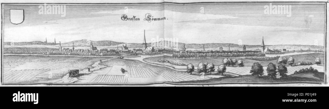 10 grossen Sömmern (Merian) Stockfoto