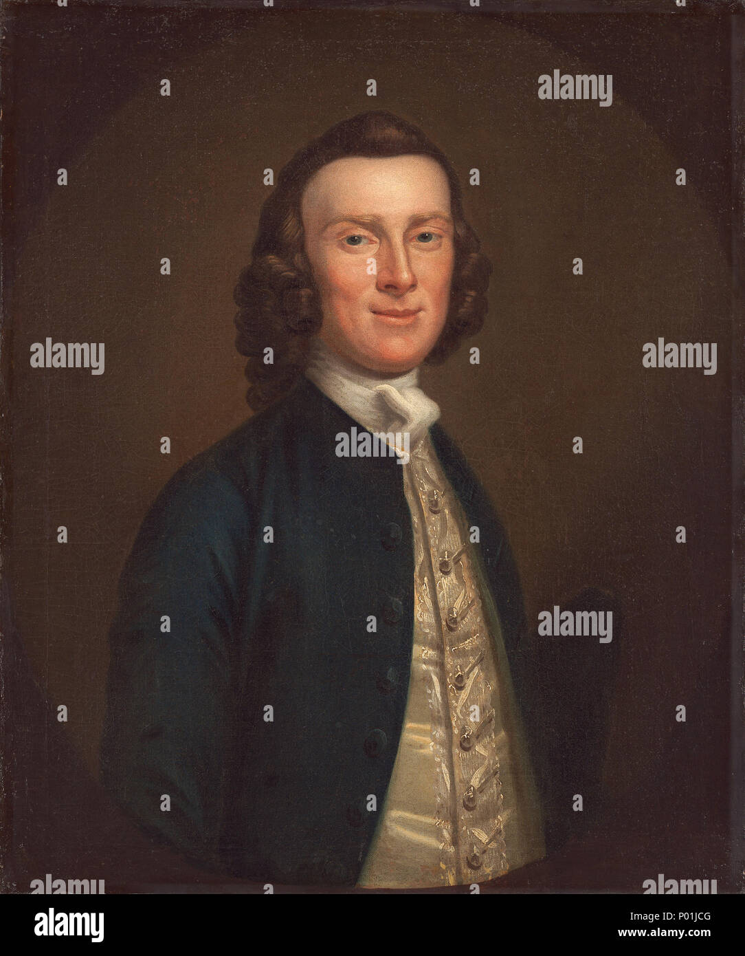 John wollaston (Amerikanisch, aktive 1742/1775), John Stevens (?), C. 1749-1752, Öl auf Leinwand, Andrew W. Mellon Collection 12 John Stevens eine 16870 Stockfoto