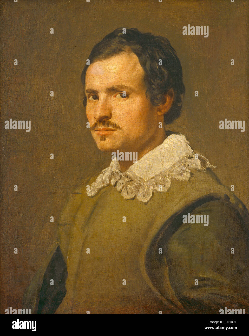 Anhänger von Diego Velázquez, Porträt eines jungen Mannes, C. 1650, Öl auf Leinwand, Andrew W. Mellon Collection 18 Porträt eines jungen Mannes F -000087 Stockfoto