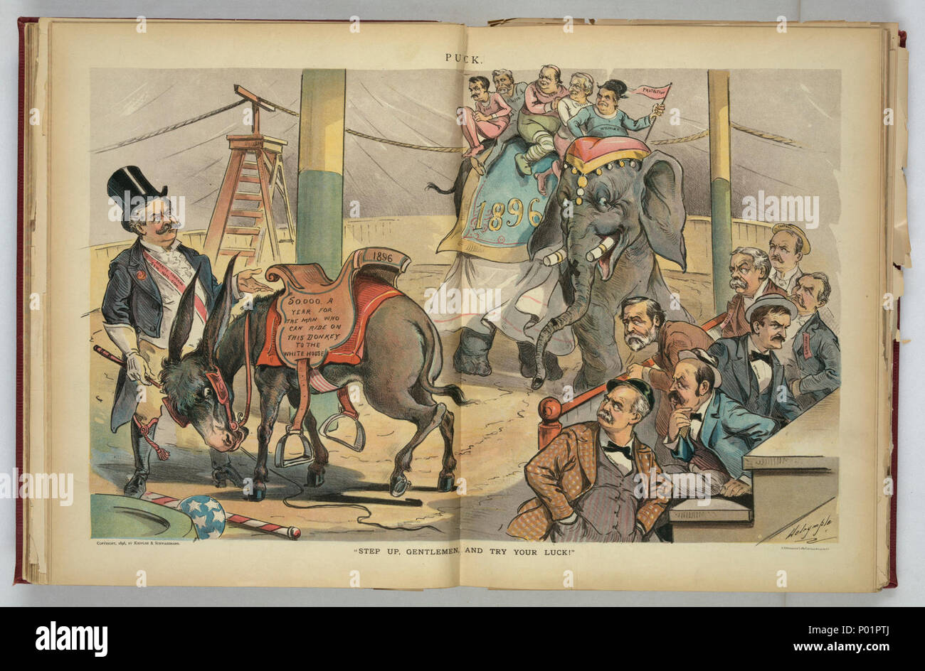 Sie, meine Herren, und versuchen Sie Ihr Glück! - Dalrymple. Stockfoto