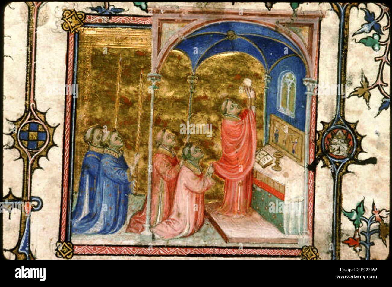 23 Clément VII célébrant la Messe Stockfoto