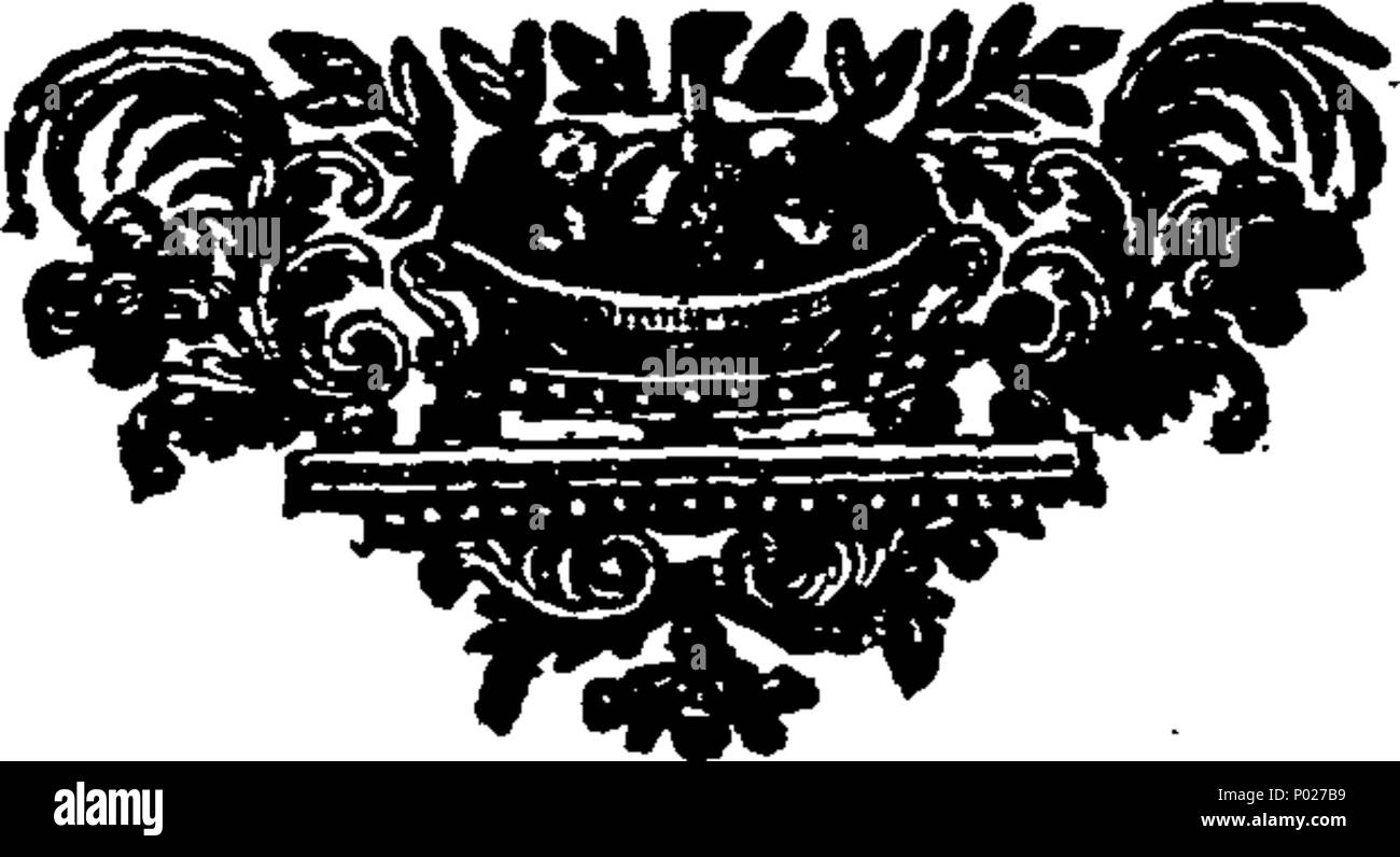 . Englisch: Fleuron aus Buch: eine Sammlung von miscellany Buchstaben, ausgewählt aus dem Nebel Wochenblatt. ... 43 eine Sammlung von miscellany Buchstaben, ausgewählt aus dem Nebel Wochenblatt. - Fleuron T 117548-11 Stockfoto