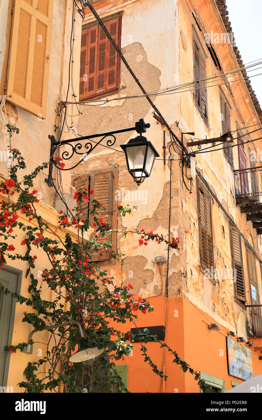 Old Town House in Griechenland Stockfoto