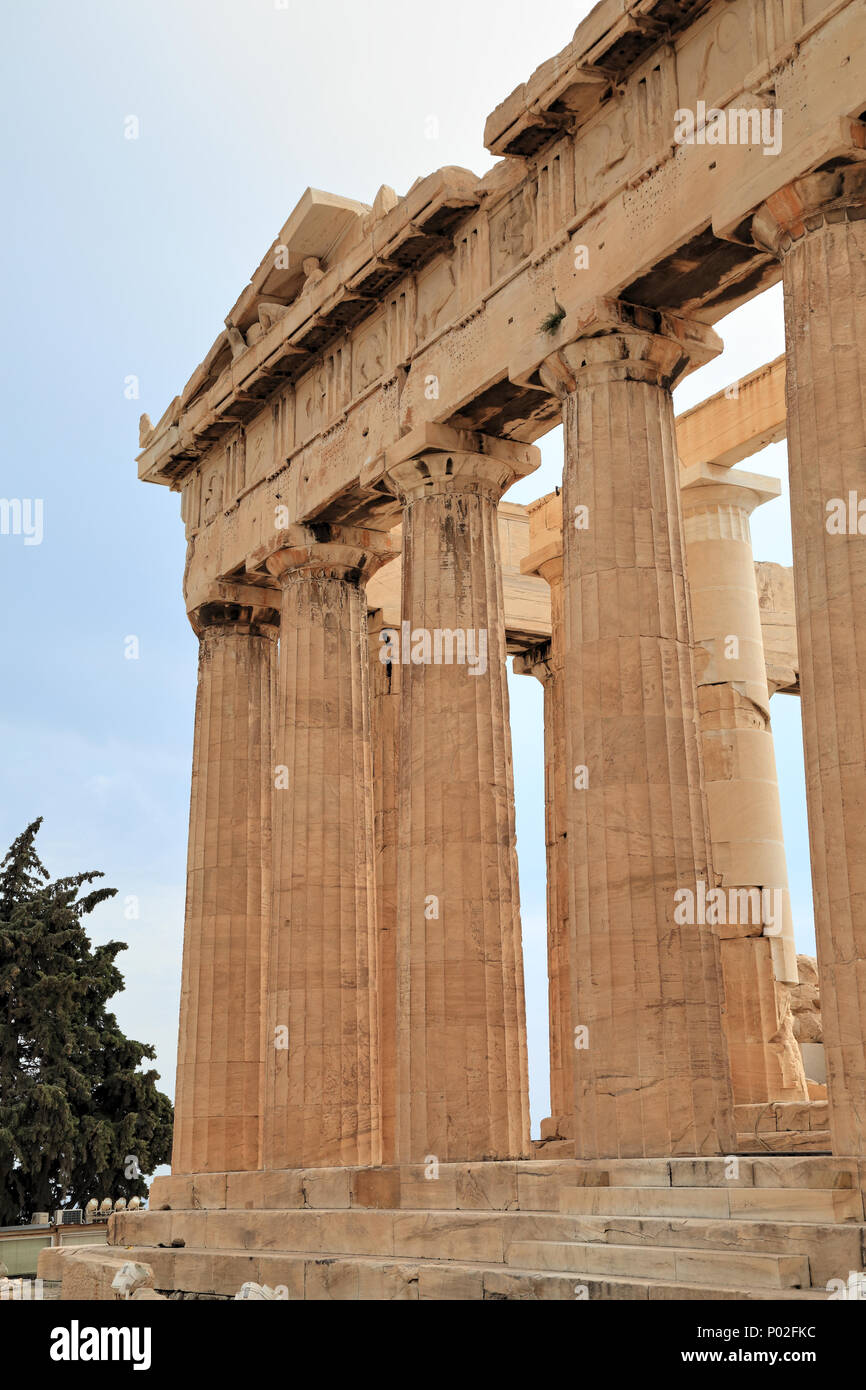Akropolis von Athen Stockfoto
