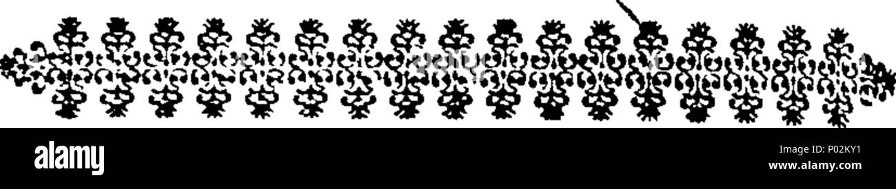 . Englisch: Fleuron aus Buch: eine Sammlung von Songs, die Treue gegen das Rumpfparlament geschrieben, zwischen den Jahren 1639 und 1661. ... Mit einer historischen Einführung in das Ganze. In zwei Bänden. ... 42 eine Sammlung von treuen Songs gegen das Rumpfparlament geschrieben, zwischen den Jahren 1639 und 1661 Fleuron T 145238-6 Stockfoto