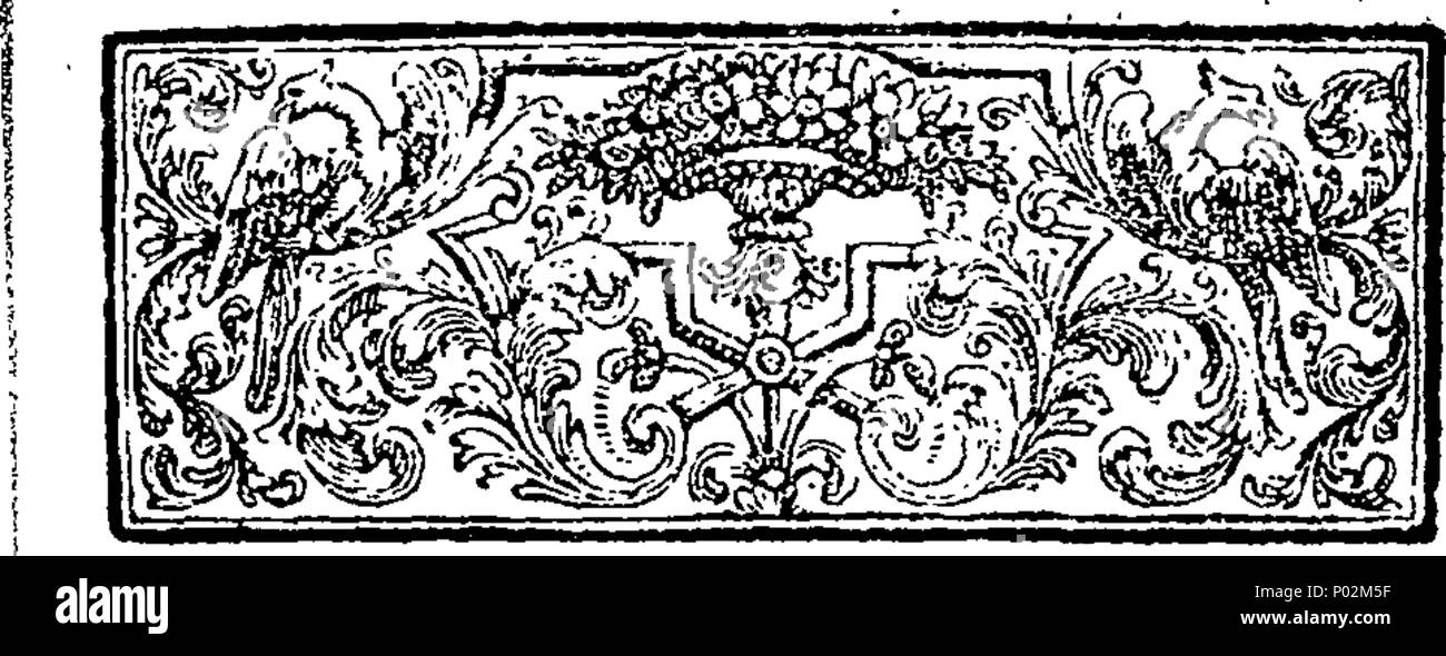 . Englisch: Fleuron aus Buch: eine Sammlung von miscellany Buchstaben, ausgewählt aus dem Nebel Wochenblatt. ... 43 eine Sammlung von miscellany Buchstaben, ausgewählt aus dem Nebel Wochenblatt. - Fleuron T 117548-8 Stockfoto