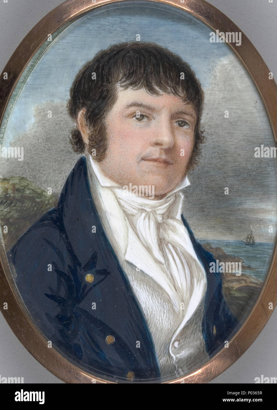. Englisch: Kapitän James Lawrence (1781-1813). Englisch: Kapitän James Lawrence (1781-1813) zwischen 1810 und 1813 6 Captain James Lawrence Stockfoto