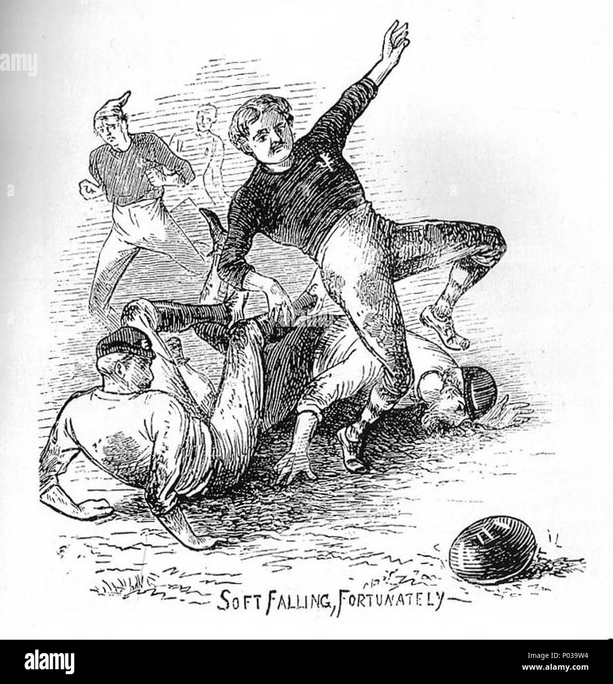 . Englisch: Die erste Assoziation Fußball International, Schottland v. England, spielte bei Hamilton Crescent. . 1872. William Ralston (1848-1911) 20 1872 engl v Schottland-4 Stockfoto