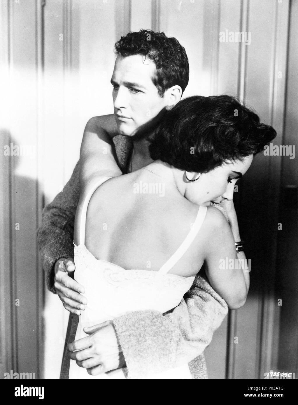 Original Film Titel: Die Katze auf dem heißen Blechdach. Englischer Titel: Die Katze auf dem heißen Blechdach. Regisseur: Richard Brooks. Jahr: 1958. Stars: Paul Newman, Elizabeth Taylor. Credit: MGM /Album Stockfoto