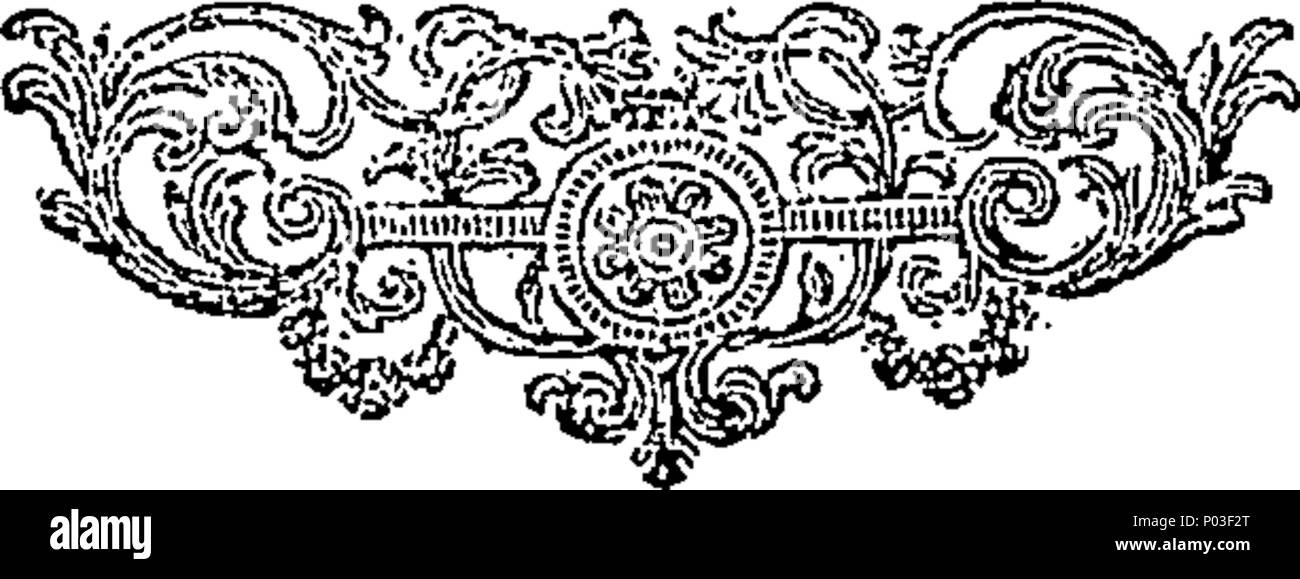 . Englisch: Fleuron aus Buch: eine Sammlung von über hundert und fünfzig Wahl Songs und Balladen. 37 eine Sammlung von über hundert und fünfzig Wahl Songs und Balladen. Fleuron T 184919-4 Stockfoto