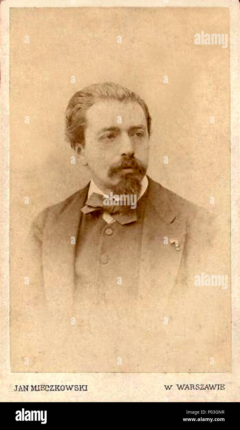 . Englisch: Henryk Wieniawski - eine polnische Violinist und Komponist. . Vor 1870. Jan Mieczkowski (1830-1889) 45 Henryk Wieniawski Stockfoto