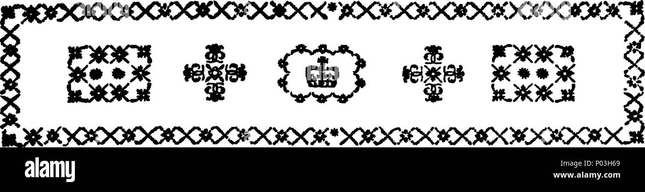 . Englisch: Fleuron aus Buch: eine Sammlung von Satzungen über die Satzung, Handel, und Handel der East India Company und der Regierung der britischen Besitzungen in Indien, mit den Statuten der Piraterie. Zu, die für mehr eingeschränkte Informationen, sind in der Anlage aufgeführt, Liste der Pflichten und Nachteile auf den Handel des Unternehmens; die Gesetze, Satzungen, Vorschriften und Verordnungen für die gute Regierung des Unternehmens und die Verwaltung des Handels; und eine Kürzung der Verchartert. Mit einem reichhaltigen Index. Durch F. Russell Esq zusammengestellt. F.R.S.&F. S. A. 48 eine Sammlung von Satzungen zum Th Stockfoto