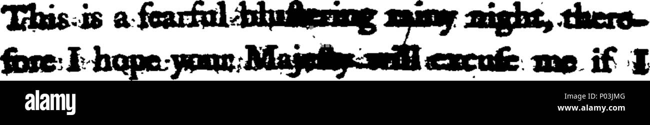 . Englisch: Fleuron aus Buch: eine Sammlung von originalen Royal Briefe, geschrieben von König Karl der Erste und der Zweite, König James, der Zweite; und der König und Königin von Böhmen; zusammen mit original Briefe, von König Karl der Erste und der Zweite, König James die Zweite geschrieben, und der König und die Königin von Böhmen; zusammen mit original Briefe, die von Prince Rupert, Charles Louis Pfalzgraf, die Herzogin von Hannover geschrieben, und andere hochrangige Personen; aus dem Jahr 1619, im Jahre 1665. Gewidmet, mit der Erlaubnis, zu Seiner Majestät, von Sir George Bromley, Bart. Illustriert mit eleganten Gravuren Stockfoto