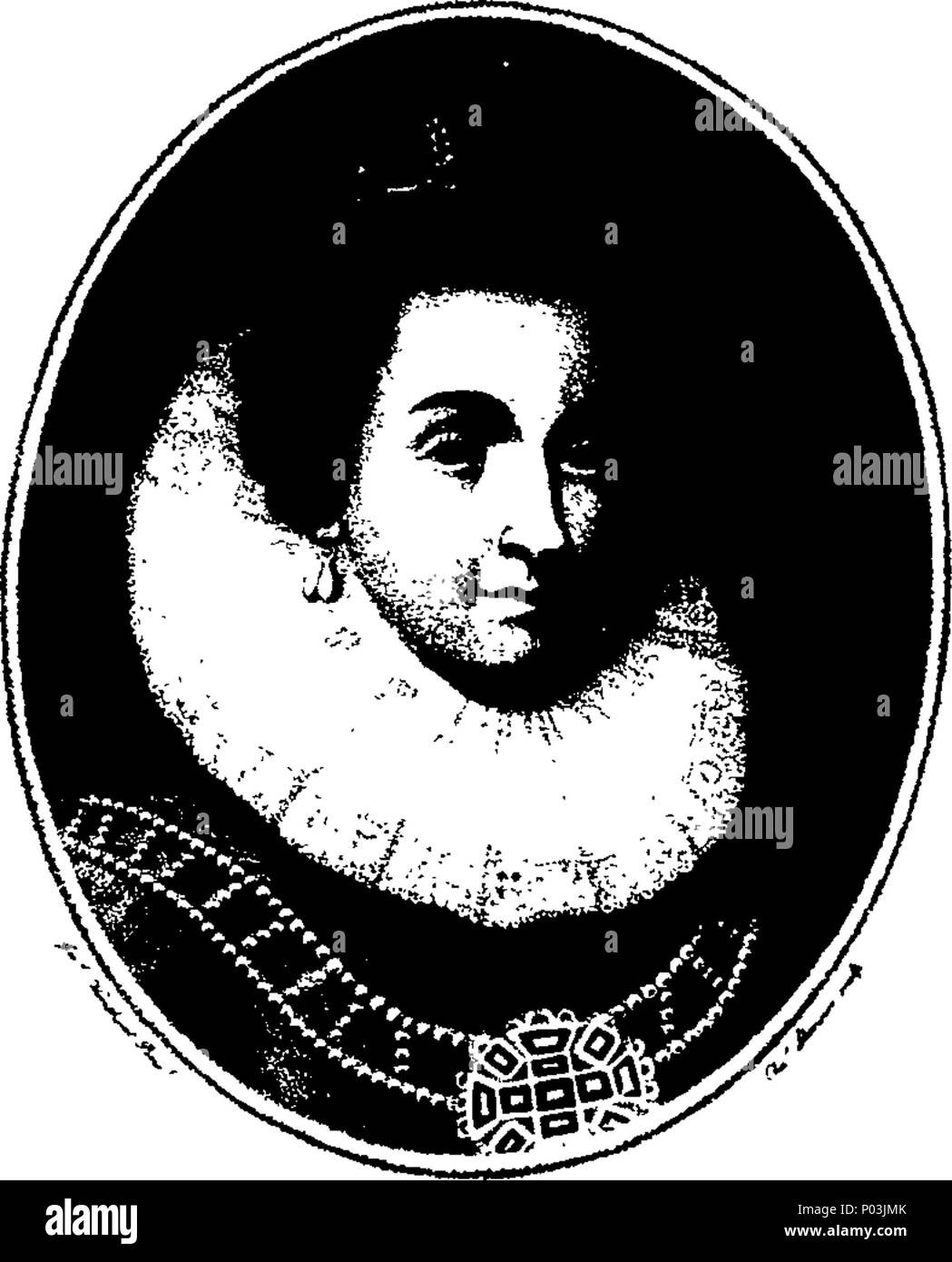 . Englisch: Fleuron aus Buch: eine Sammlung von originalen Royal Briefe, geschrieben von König Karl der Erste und der Zweite, König James, der Zweite; und der König und Königin von Böhmen; zusammen mit original Briefe, von König Karl der Erste und der Zweite, König James die Zweite geschrieben, und der König und die Königin von Böhmen; zusammen mit original Briefe, die von Prince Rupert, Charles Louis Pfalzgraf, die Herzogin von Hannover geschrieben, und andere hochrangige Personen; aus dem Jahr 1619, im Jahre 1665. Gewidmet, mit der Erlaubnis, zu Seiner Majestät, von Sir George Bromley, Bart. Illustriert mit eleganten Gravuren Stockfoto