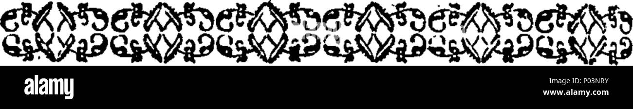 . Englisch: Fleuron aus Buch: ein vergleichender Überblick über den Zustand und die Fähigkeiten des Menschen mit der Welt der Tiere. 55 ein vergleichender Überblick über den Zustand und die Fähigkeiten des Menschen mit der Welt der Tiere. Fleuron T 138024-5 Stockfoto