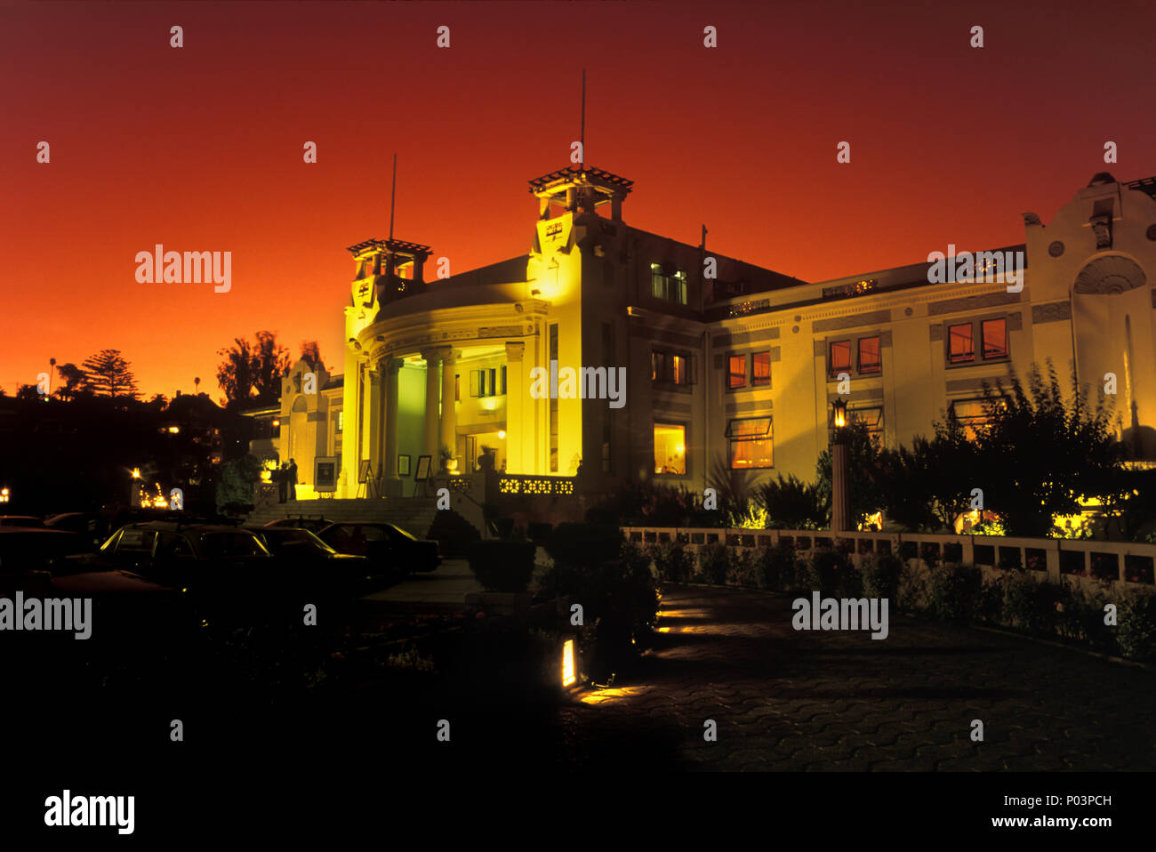 1992 historische CASINO MUNICIPAL VINA DEL MAR CHILE Stockfoto