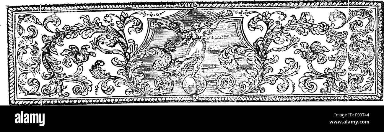 . Englisch: Fleuron aus Buch: A compleat Collection der echten Werke von Flavius Josephus, aus dem Griechischen übersetzt, und im Vergleich mit der Übersetzung von Sir Roger L'estrange, Ritter. Enthalten, I Das Leben des Josephus, von ihm selbst geschrieben. Ii. Die altertümer der Juden. In 20 Büchern. Iii. Josephus' Buch Gegen Apion, in der Verteidigung der Altertümer der Juden. In zwei Teile. Iv. Die Kriege der Juden mit den Römern. In sieben Bücher. V. Das Martyrium der Makkabäer; und, VI. Philo's Botschaft von den Juden von Alexandria, Caius Caligula. Mit Erläuterungen, ein Stockfoto