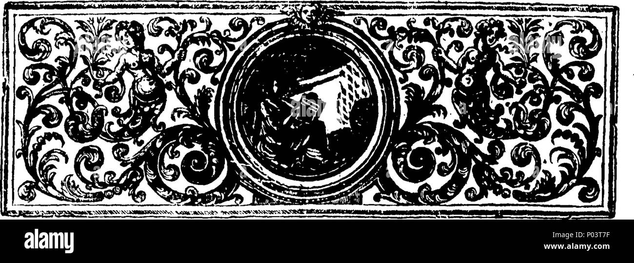 . Englisch: Fleuron aus Buch: A compleat Collection der echten Werke von Flavius Josephus, aus dem Griechischen übersetzt. Enthalten, I Das Leben des Josephus, von ihm selbst geschrieben. Ii. Die altertümer der Juden. In 20 Büchern. Iii. Josephus' Buch Gegen Apion, in der Verteidigung der Altertümer der Juden. In zwei Teile. Iv. Die Kriege der Juden mit den Römern. In sieben Bücher. V. Das Martyrium der Makkabäer; und, VI. Philo's Botschaft von den Juden von Alexandria, Caius Caligula. Mit Erläuterungen und Rn. Referenzen. Die Vorsilbe ", verschiedene Bemerkungen und O Stockfoto