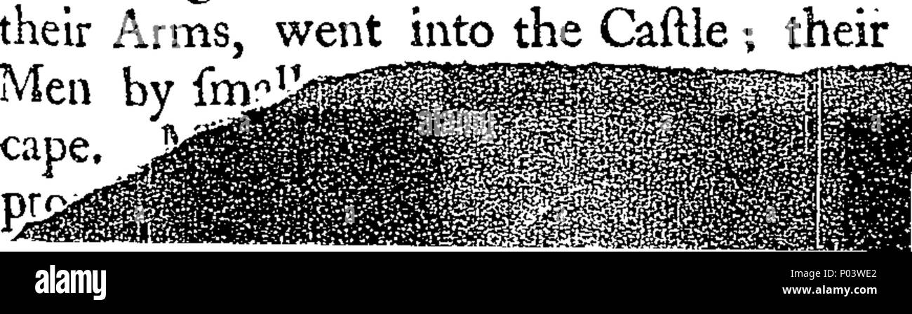 . Englisch: Fleuron aus Buch: A compleat Geschichte der Rebellion, von seinem ersten Aufstieg, im Jahre 1745, auf die Gesamtzahl der Unterdrückung bei der glorreichen Schlacht von Culloden, im April, 1746. Von James Ray, von Whitehaven, Freiwilliger unter seine Königliche Hoheit der D. von Cumberland. Darin enthalten sind, die Intrigen von Anhängern der Pretender vor dem Ausbruch der Rebellion, mit all den unvergesslichen Transaktionen, sowie die Angaben Ihrer mehrere Invasionen, während dieser Zeit; mit einem bestimmten und prägnant die mehrere Märsche und Counter-Marches der Rebellen, die aus Jungen vorgeben Stockfoto