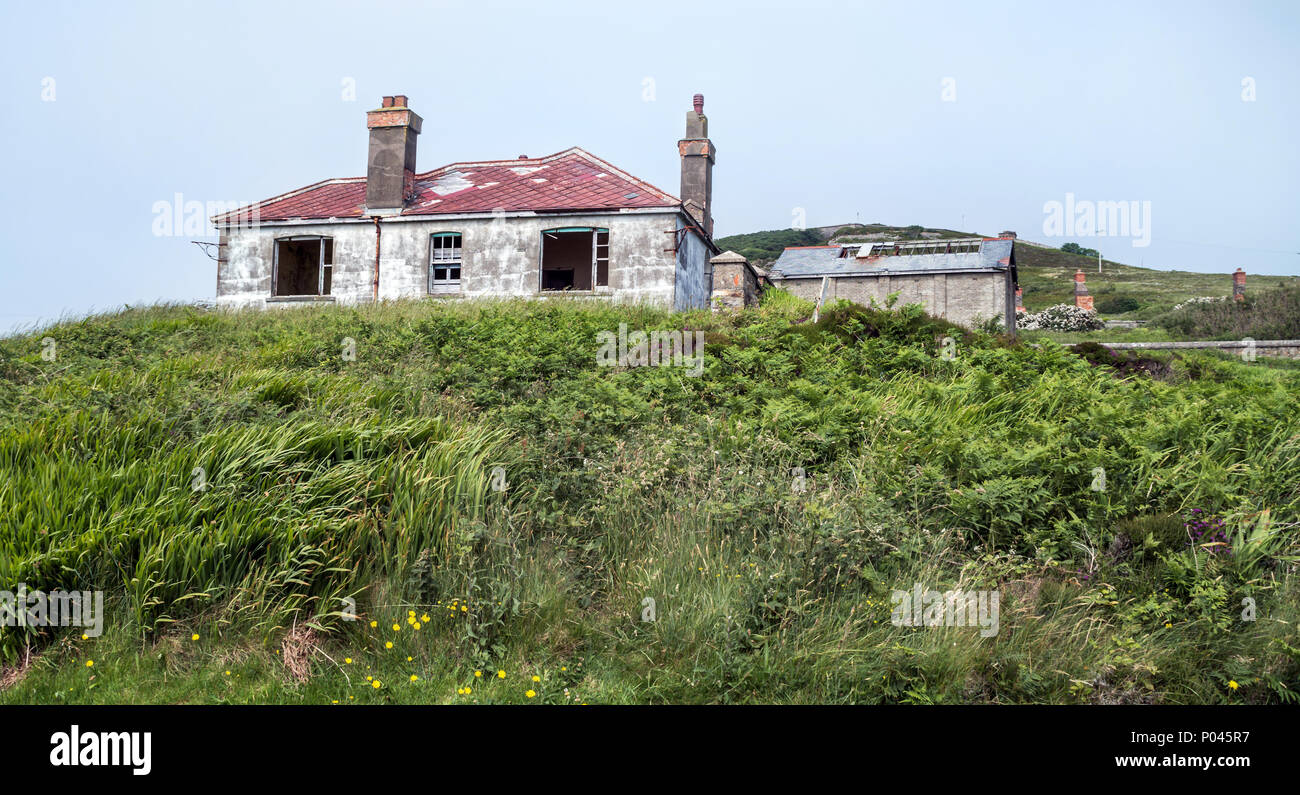 Eine schöne verlassene Cottage in Irland Stockfoto