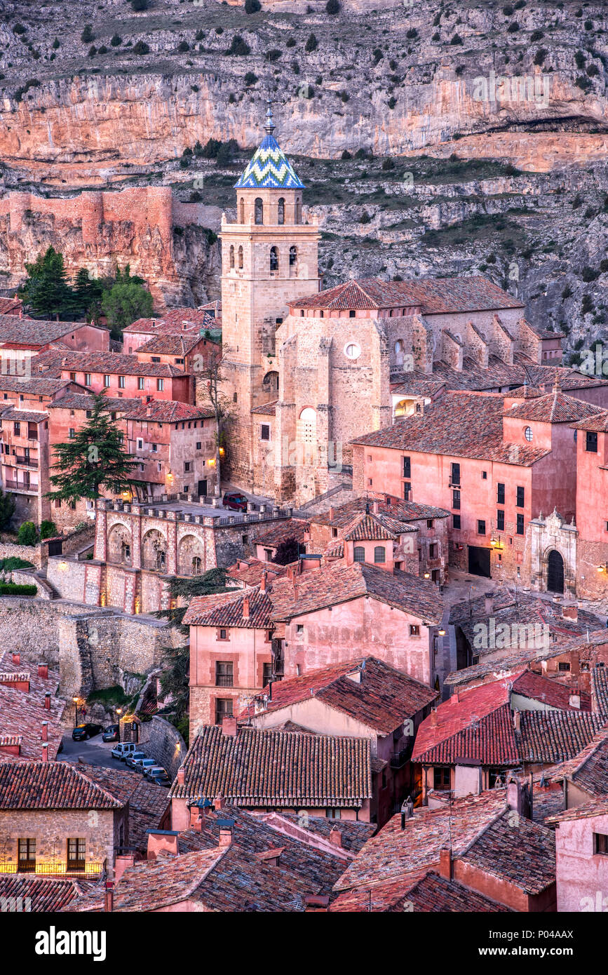 Albarracin, Aragon, Spanien Stockfoto