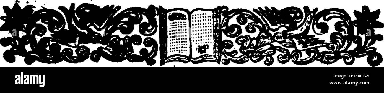 . Englisch: Fleuron aus Buch: Eine Beschreibung der Themse, &c. Mit der Stadt London die Zuständigkeit und conservacy davon erwiesen, sowohl in der Rechten und Nutzung, durch Verordnung, Charterflüge, Gesetzen, Verordnungen, bei der Anhörung vor dem König, Buchstabepatente, &c. &C. Zu denen hinzugefügt wird, wird eine kurze Beschreibung dieser Fisch, mit den Jahreszeiten, Spawning-Times, &c., dass in der Themse oder in London verkauft gefangen sind. Mit einigen wenigen Bemerkungen über die Natur, Element, Cloathing, Zahlen, Passage, Kriege und Sensation,&c, eigenartige Fische im Allgemeinen. Und auch Der Water-Carriage auf Th Stockfoto . Englisch: Fleuron aus Buch: Eine Beschreibung der Themse, &c. Mit der Stadt London die Zuständigkeit und conservacy davon erwiesen, sowohl in der Rechten und Nutzung, durch Verordnung, Charterflüge, Gesetzen, Verordnungen, bei der Anhörung vor dem König, Buchstabepatente, &c. &C. Zu denen hinzugefügt wird, wird eine kurze Beschreibung dieser Fisch, mit den Jahreszeiten, Spawning-Times, &c., dass in der Themse oder in London verkauft gefangen sind. Mit einigen wenigen Bemerkungen über die Natur, Element, Cloathing, Zahlen, Passage, Kriege und Sensation,&c, eigenartige Fische im Allgemeinen. Und auch Der Water-Carriage auf Th Stockfoto