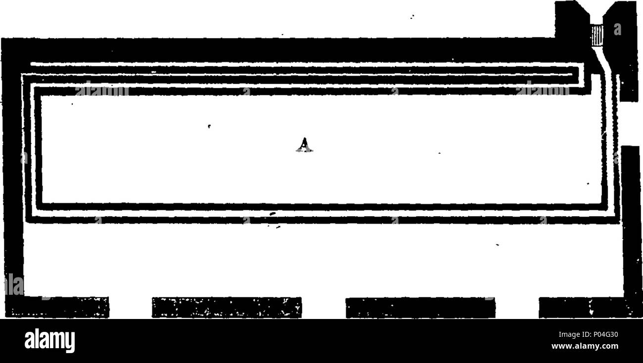 . Englisch: Fleuron aus Buch: eine Sammlung von verschiedenen Formen der Öfen, zum Erzwingen der Kiefer Pflanzen, Obstbäume, und die Erhaltung der Ausschreibung Exoten: sowie für die Verwendung von Laien bestimmt ist, als dass der Schüler in der Kunst der Gartenarbeit. Die Platten, begleitet von reichlich Letter-Press und eine korrekte Methode gezeigt für ihre Erhebungen und Abschnitte Zeichnen, von den Plänen. Mit den Teilen. Von W. Robertson. 50 eine Sammlung von verschiedenen Formen der Öfen Fleuron T 092516-2 Stockfoto