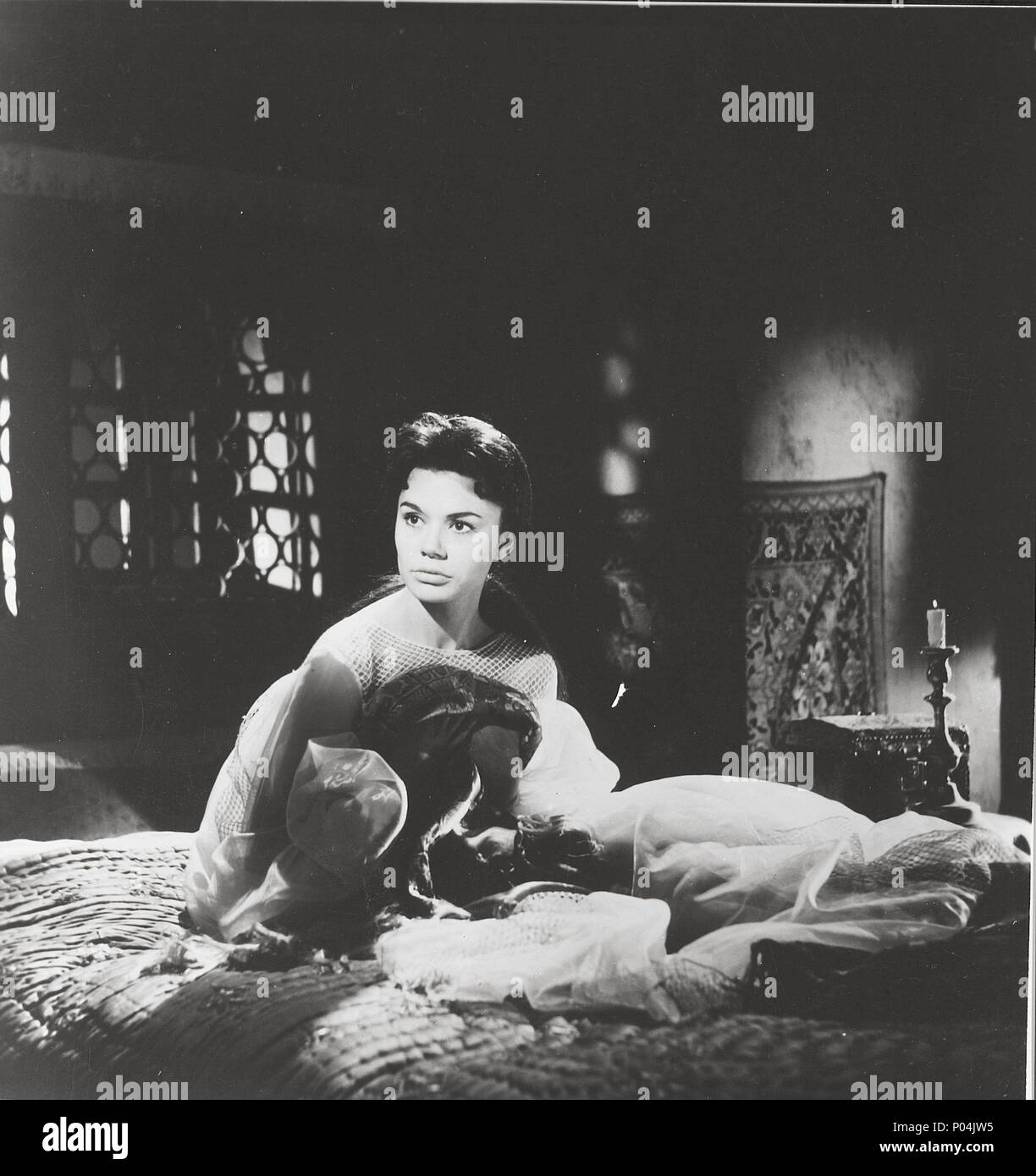 Original Film Titel: AGI MURAD IL DIAVOLO BIANCO. Englischer Titel: Die weiße Krieger. Film Regie: RICCARDO FREDA. Jahr: 1959. Stars: GEORGIA MOLL. Stockfoto
