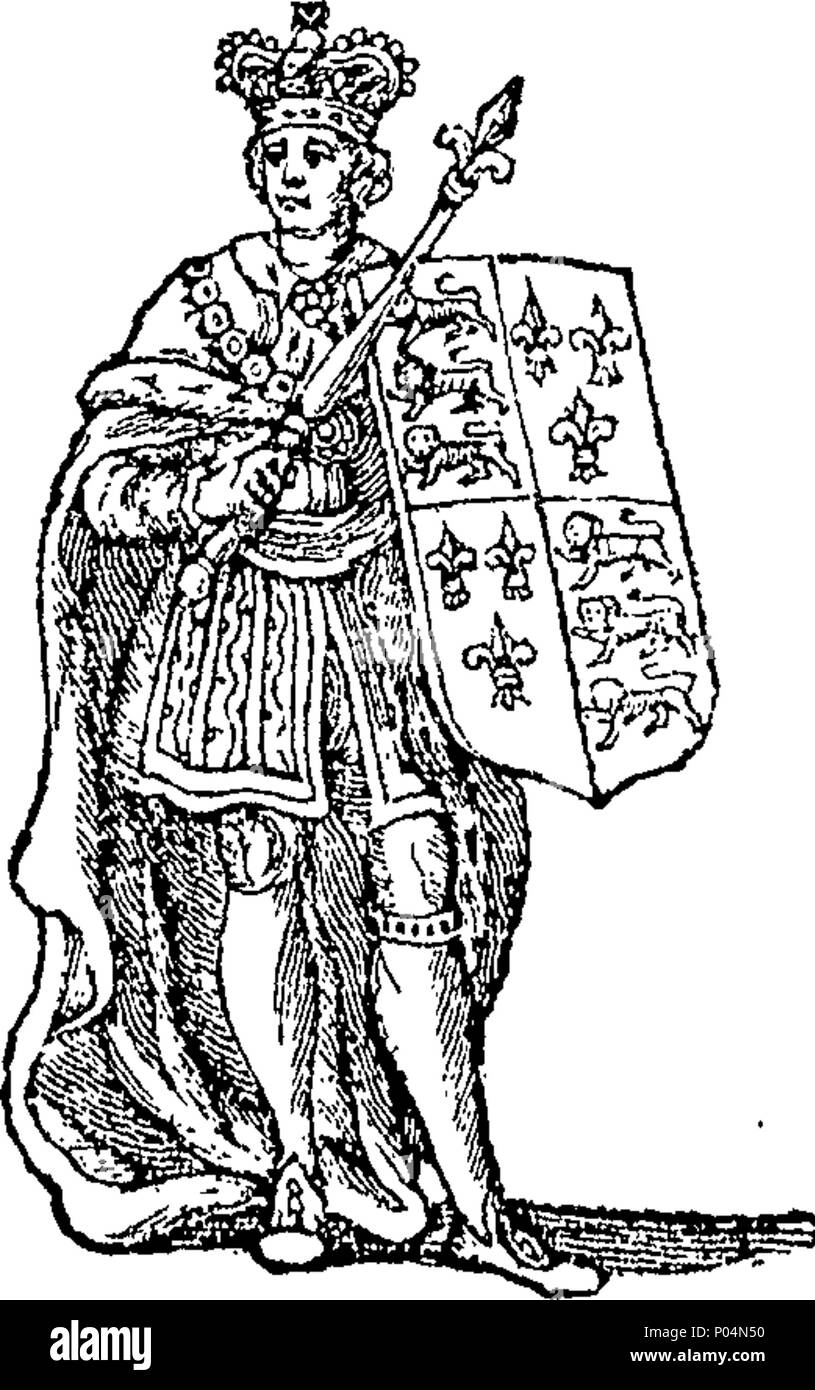 . Englisch: Fleuron aus Buch: A compendious Geschichte von England, von der Invasion durch die Römer, bis in die heutige Zeit. Mit der Karte von Großbritannien und Irland geschmückt und mit Thirty-One Schnitte von allen Königen und Königinnen, die Herrschaft seit der Eroberung verschönert. 56A compendious Geschichte von England, von der Invasion durch die Römer, bis in die heutige Zeit Fleuron T 057740-10 Stockfoto
