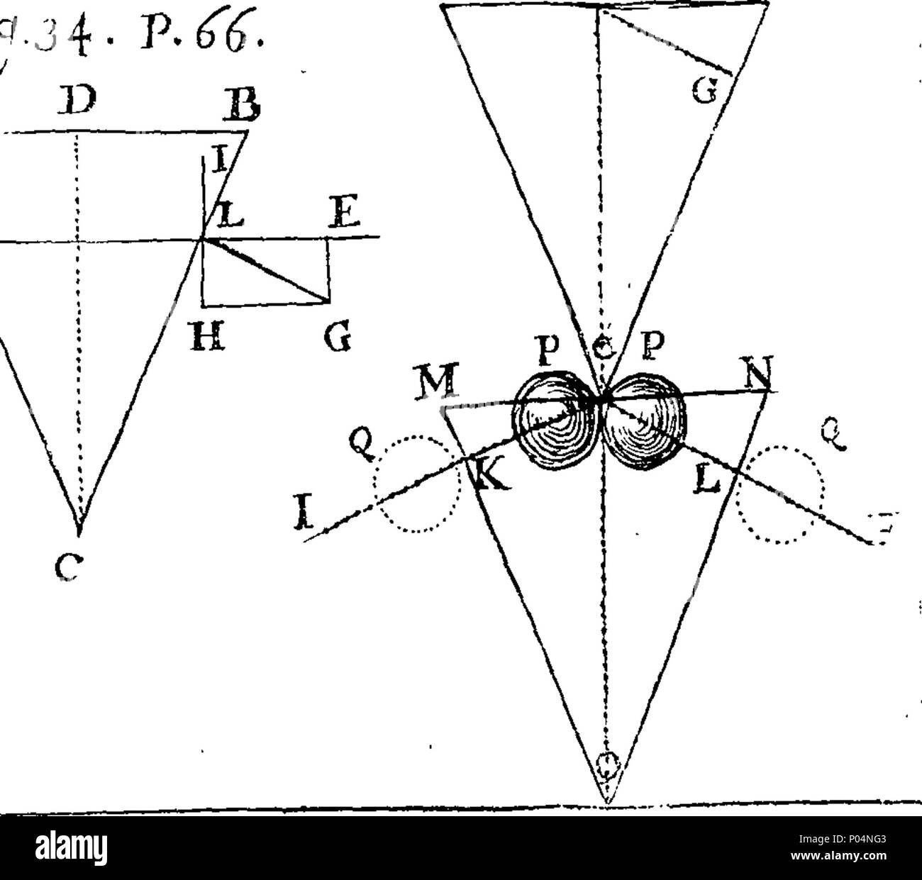 . Englisch: Fleuron aus Buch: A compendious System der natürlichen Philosophie. Mit Notizen mit der mathematischen Demonstrationen und einigen gelegentlichen Bemerkungen. Teil I der Eigenschaften von Körpern. Ihre Gesetze der Bewegung. Und die mechanische Kräfte. 57A compendious System der natürlichen Philosophie Fleuron T 121466-15 Stockfoto