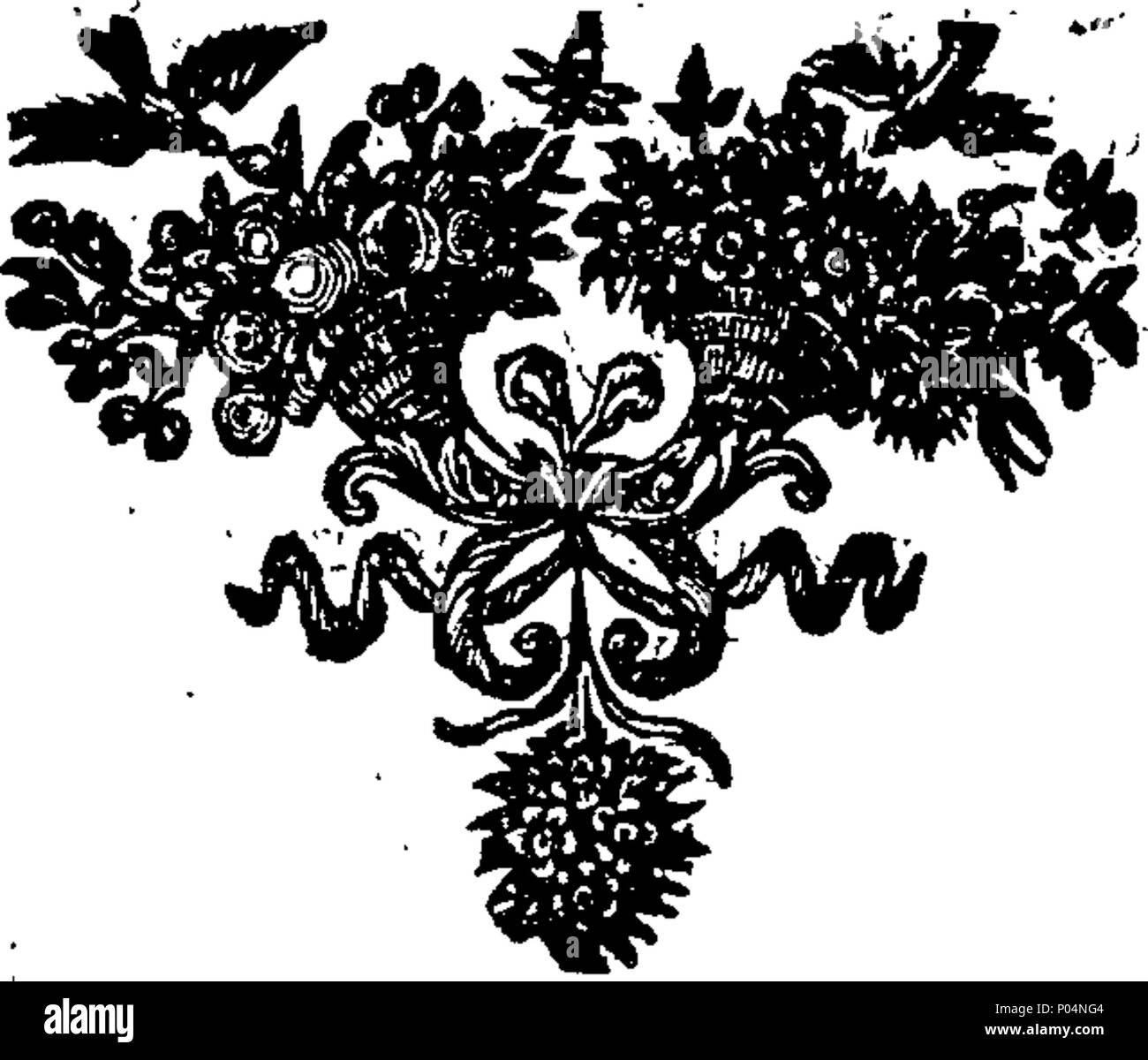 . Englisch: Fleuron aus Buch: A compendious System der natürlichen Philosophie. Mit Notizen mit der mathematischen Demonstrationen und einigen gelegentlichen Bemerkungen. Teil I der Eigenschaften von Körpern. Ihre Gesetze der Bewegung. Und die mechanische Kräfte. 57A compendious System der natürlichen Philosophie Fleuron T 121466-2 Stockfoto